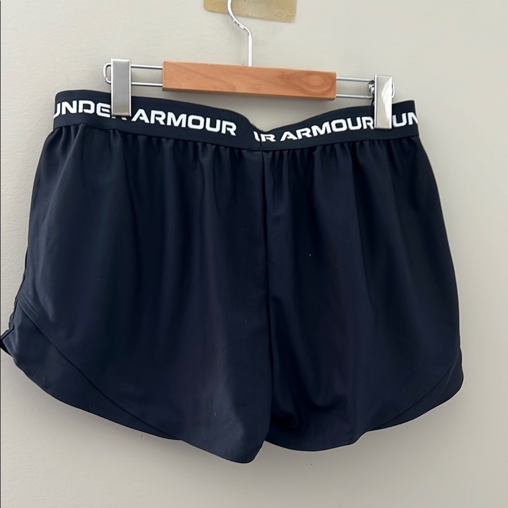 Under Armour Black Athletic Running Shorts Womens Large